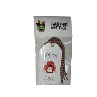 6 Pack Assorted Rude Christmas Gift Tags - Bogan Gift Co