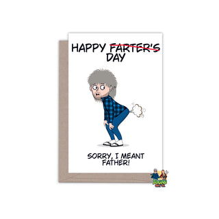 Happy Farters Day - Father's Day Card