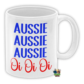 Aussie Aussie Aussie Oi Oi Oi Coffee Mug - Bogan Gift Co