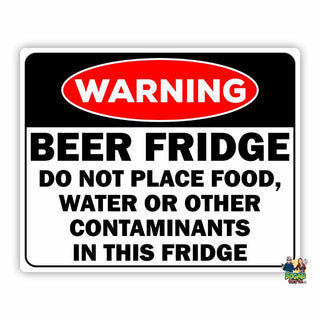 Beer Fridge Sign - Bogan Gift Co