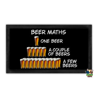 Beer Maths Bar Mat - Small - Bogan Gift Co