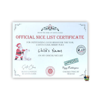 Childrens Letter From Santa - Bogan Gift Co