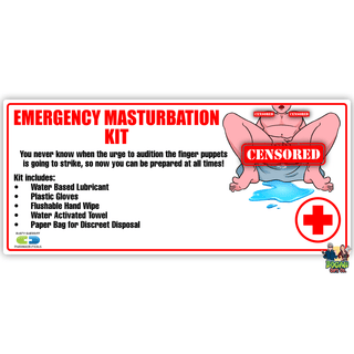 Emergency Masturbation Kit Prank Box - Female - Bogan Gift Co