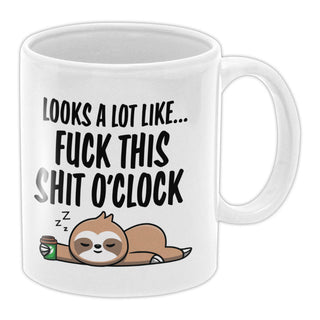 Fuck This Shit O'clock Coffee Mug - Bogan Gift Co