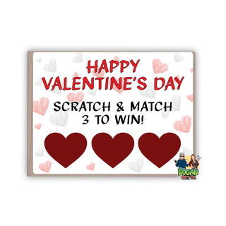 Happy Valentines Day Scratch Card - Bogan Gift Co