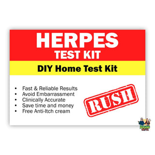 Herpes Test Kit Prank Package - Bogan Gift Co