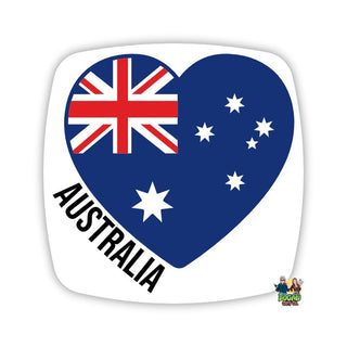 I Love Australia Fridge Magnet - Bogan Gift Co