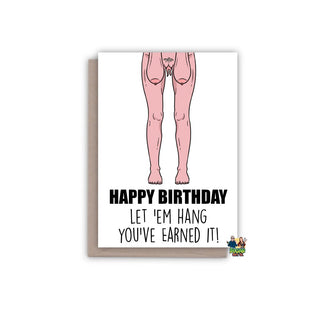 Let em' Hang Birthday Card - Bogan Gift Co