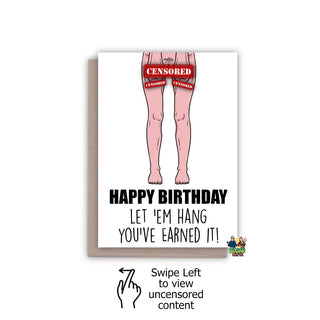 Let em' Hang Birthday Card - Bogan Gift Co