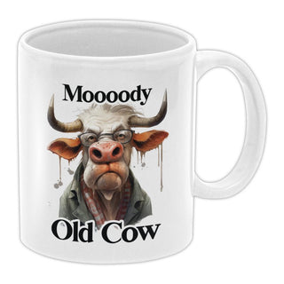 Moody Old Cow Coffee Mug - Bogan Gift Co