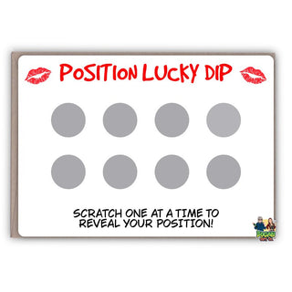 Sexual Positions Lucky Dip Scratch Card - Bogan Gift Co