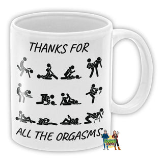 Thanks For All The Orgasms Coffee Mug - Bogan Gift Co