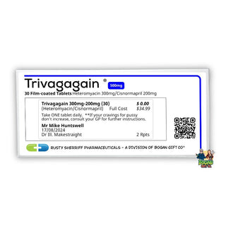 Trivagagain Prank Pill Box - Bogan Gift Co